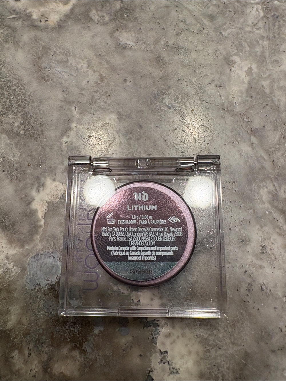 ⭐️Discontinued⭐️ Full-sized Urban Decay Moondust Glitter Eyeshadow- Lithium - Picture 4 of 4